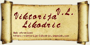 Viktorija Likodrić vizit kartica